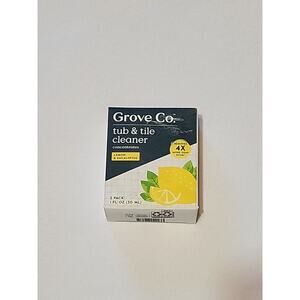 Grove Co. Tub & Tile Cleaner Concentrates Lemon & Eucalyptus 2 Pack 1 fl. oz.